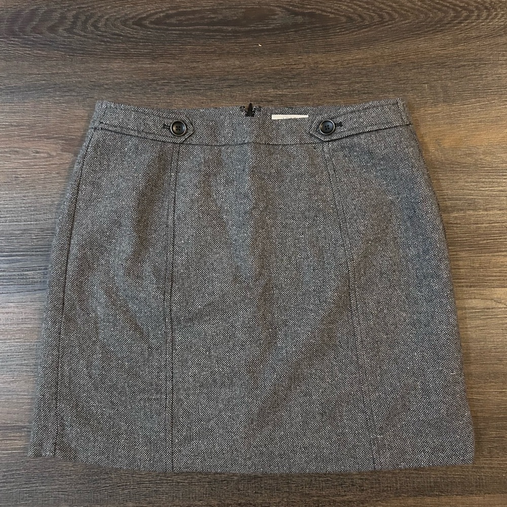 LOFT Charcoal Pencil Skirt